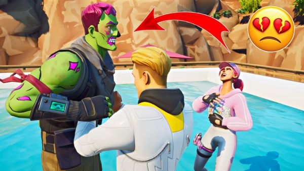 Die HÜBSCHE STIEFSCHWESTER! 👧💞 (PSYCHO FREUND!) es eskaliert..! (ein Fortnite Kurzfilm) #3