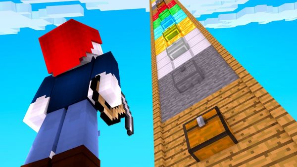 Wir Springen für Obsidian Ausrüstung in Minecraft!