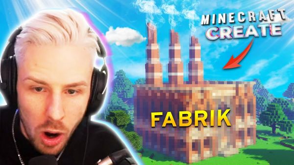 Die erste FABRIK von Spark & MIR in MINECRAFT CREATE - unendlich Eisen!