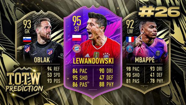FIFA 21: TOTW 26 PREDICTIONS! IF LEWANDOWSKI, MBAPPE & OBLAK 🔥