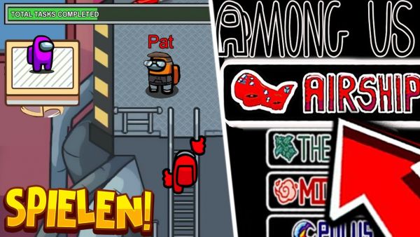 NEUE KARTE *AIRSHIP* JETZT SPIELEN (TRICK) in Among Us!