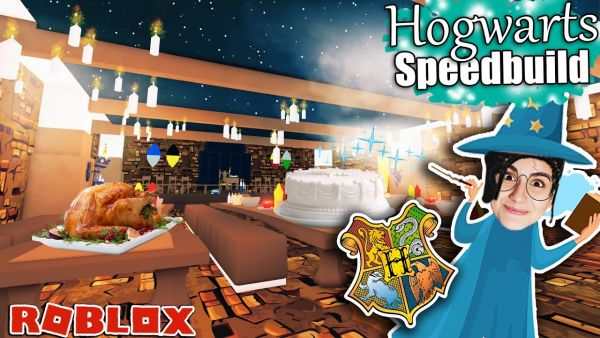 HARRY POTTER IN ADOPT ME CITY?! Hogwarts Große Halle Speedbuilding [Roblox Deutsch]