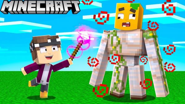 Ich VERWANDEL meinen FREUND in  EISENGOLEM in Minecraft!