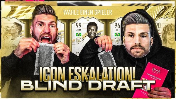 Wer bekommt den WAX STREIFEN ENDET mit GUMMISCHLAUCH .. ☠️😱 ICON ESKALATION im BLIND DRAFT! FIFA 21