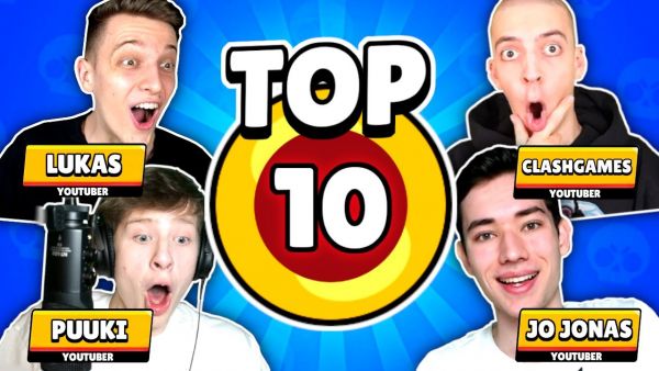TOP 10 BRAWL STARS YOUTUBER