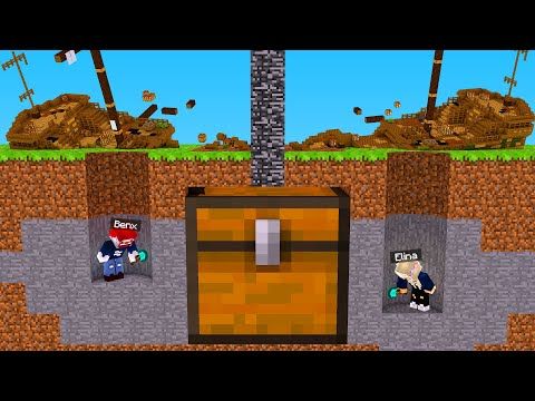 Wir Graben Tunnel nach Mega Truhen! - Minecraft