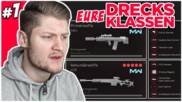 NEUES FORMAT: Ich spiele eure DRECKS KLASSEN #1 | ODEN ohne Rückstoßkontrolle + ULTRA LANGSAME HDR 🤢