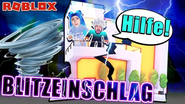 BLITZEINSCHLAG IN LUXUSVILLA! ⚡ Es brennt & Familie Wolke muss fliehen [Roblox Deutsch]