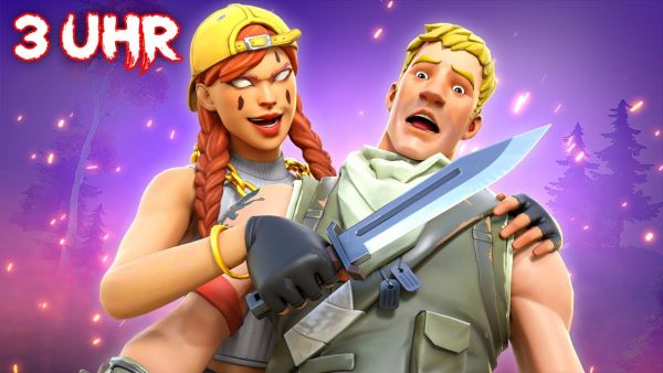 STARTE 3 Uhr Nachts niemals Fortnite mit einem MÄDCHEN ...