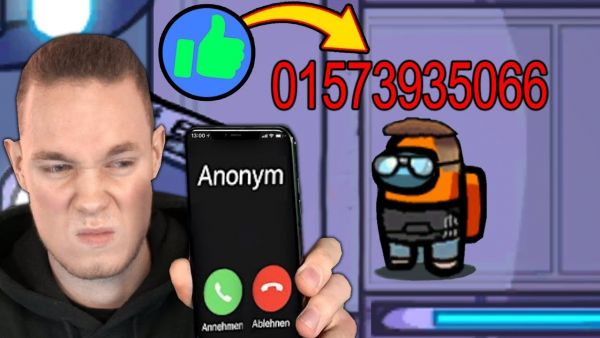 1 LIKE = 1 HANDY ANRUF AN ZUSCHAUER in Among Us!