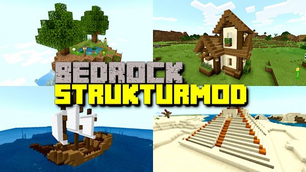 Mehr Strukturen Minecraft Bedrock | Minecraft Bedrock Mod 1 | LarsLP