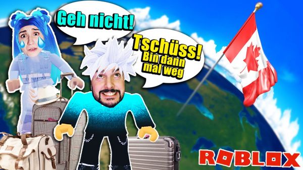 BYE BYE BABY KAAN! Er geht für 1 Jahr nach Kanada! Mama Dania ist MEGA traurig [Roblox Deutsch]
