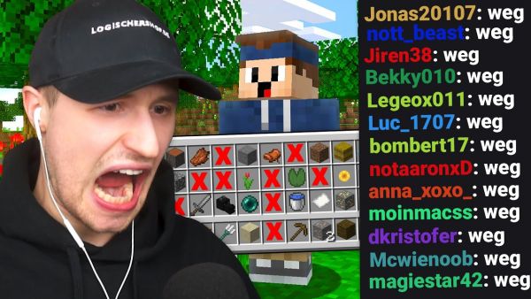 Ich lasse Twitch Chat mein Minecraft steuern...