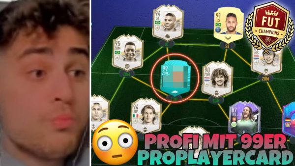 ELI SPIELT GEGEN FUSSBALLPROFI MIT 99er PROPLAYER CARD IN DER WL!⚽️🎮 | ELIGELLA
