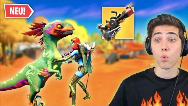 Die DINOS & NEUE WAFFE ist DA in Fortnite! (WooW)