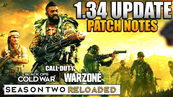 1.34 Mid-Season Update Cold War Warzone Season 2 | AUG Nerfed and More!
