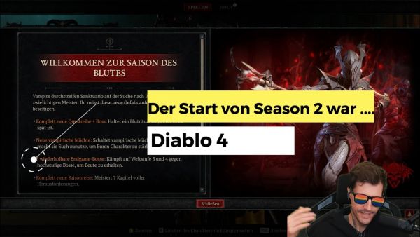Diablo 4: Der Start von Season 2 war ....