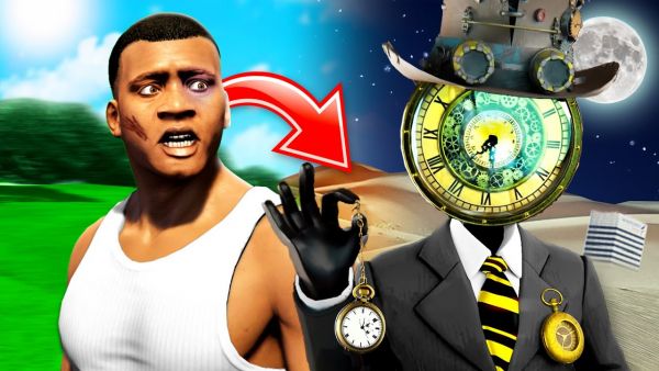 ICH habe CLOCKMAN gefunden in GTA 5!🕒