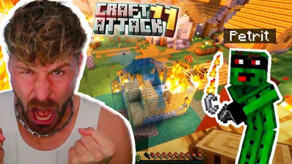 TAG 2 & PETRIT brennt meine ganze BASE ab! - CRAFT ATTACK 11