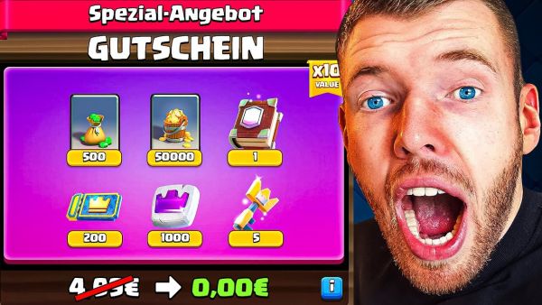 😱🚨EILMELDUNG: 5€ ANGEBOT *GRATIS* BEKOMMEN... (so geht's) | Clash Royale Deutsch