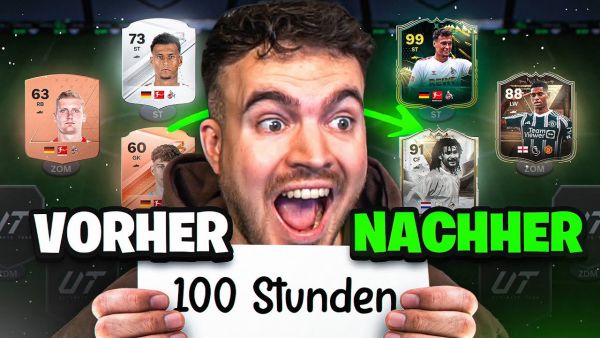 ICH ÜBERNEHME 100 STUNDEN den FC 24 ACCOUNT meines CUTTERS 🥼🧐🧪