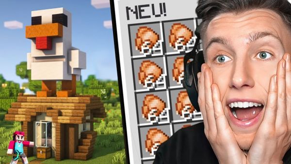 Ich BAUE eine CHICKEN FARM in Minecraft!