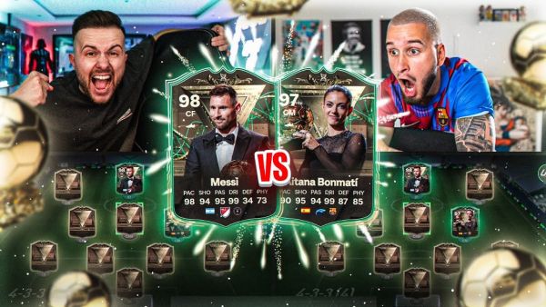 BALLON D‘Or Winner MESSI vs BONMATI Squad Builder Battle ⭐️⭐️ EA FC 24 SBB