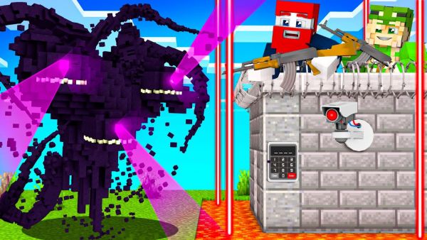 BENX BASE gegen STURM WITHER! Minecraft