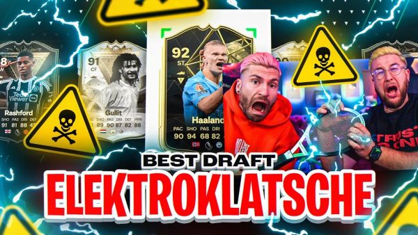 Wer bekommt die ELEKTROKLATSCHE?? ⚡️REKORD im CENTURION Draft Battle 😱 EA FC 24