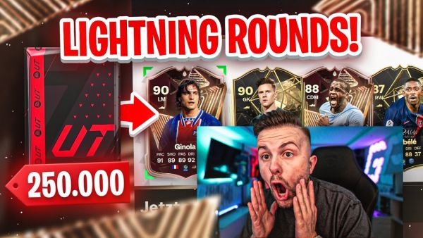 2x TRIPLE THREAT Pack Luck 🔥 Ich ZIEHE die 1. LIGHTNING ROUND in EA FC 24 💸😍