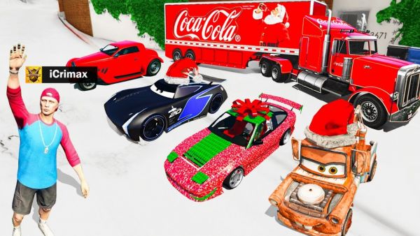 Ich KLAUE alle WEIHNACHTSMANN AUTOS in GTA 5!