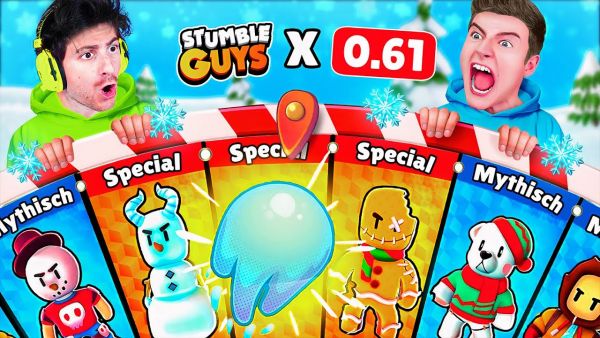 1000€ *WEIHNACHTS GLÜCKSRAD* Opening gegen SEVEL in Stumble Guys