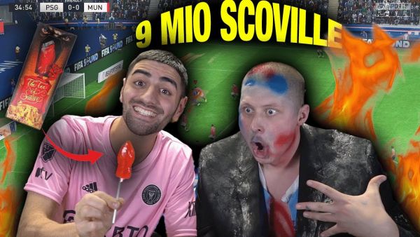 EA FC 24 MATCH VERLIERER MUSS SCHÄRFSTEN LOLLI DER WELT ESSEN ( 9 MIO SCOVILLE) | Jordan & Semih