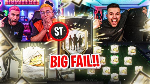 Was ein FEHLER .. 😰 RANDOM ST ICON Squad Builder Battle VS @GamerBrother 🔥 EA FC 24