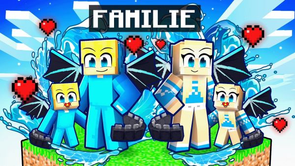 Ich HABE eine ELEMENTAR DRACHEN FAMILIE in Minecraft!