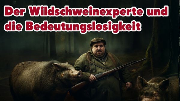 Die Wildschweine sind extra nochmal zurück gekommen...