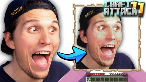 ICH BAUE XXL BILD FÜR PALUTEN IN MINECRAFT