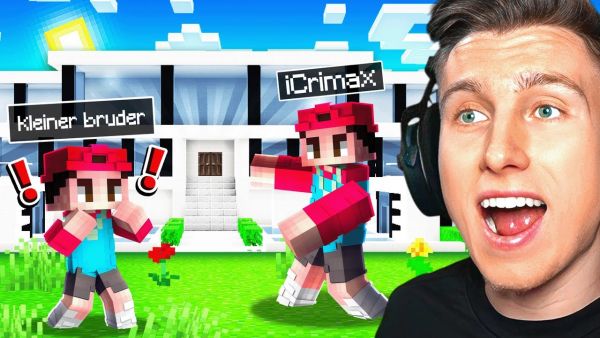 Mein KLEINER BRUDER zieht in MEIN HAUS! (Minecraft YouTuber Insel)