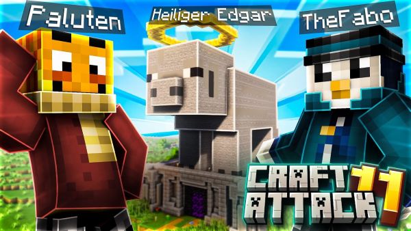 ICH BAUE EINE XXL EDGAR STATUE FÜR PALUTEN IN MINECRAFT