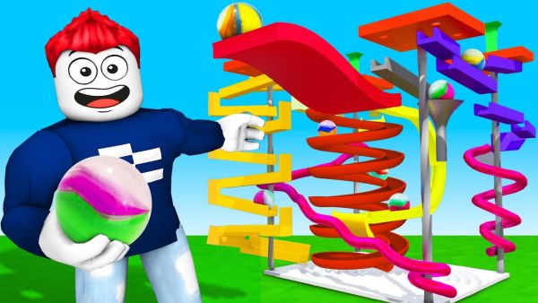 Ich BAUE eine $9.000.000 MURMEL RAMPE | Roblox