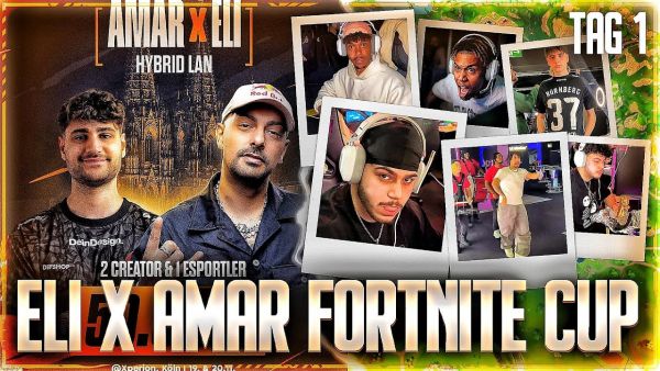 50.000€ FORTNITE LAN AMAR x ELIGELLA CUP🔥💸 TAG 1 HIGHLIGHTS🙌🏼