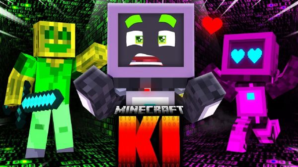 24 STUNDEN LEBEN... ALS... ECHTE "KI"?! (Minecraft KI)