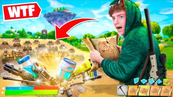 Nur mit SCHATZKISTEN-LOOT gewinnen in FORTNITE OG?! 😱😂