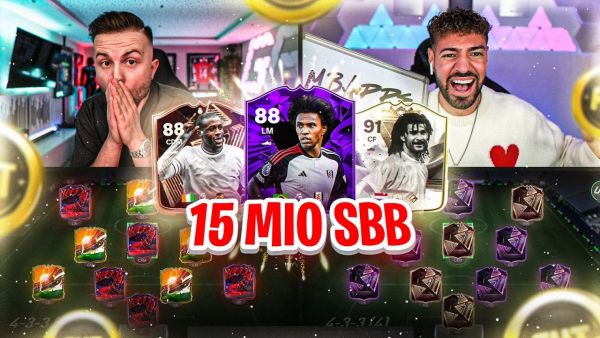 15 MIO COINS Squad Builder Battle 💸🔥 EA FC 24 SBB vs @Wakez  💀
