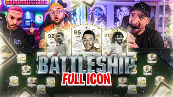 HALT STOP !!!! 😡😰 FULL ICON Battleship Wager 💥 EA FC 24