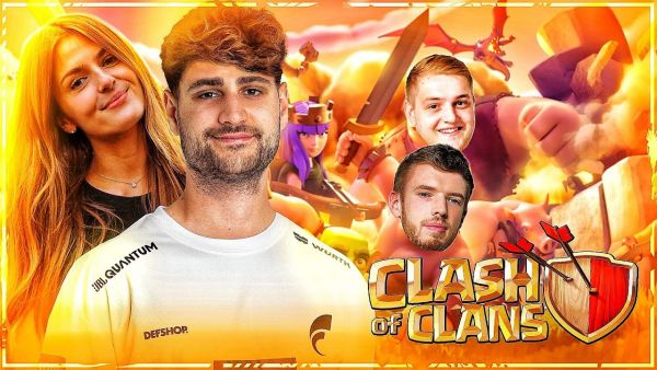 MELINA & ICH SPIELEN ZUSAMMEN CLASH OF CLANS ZUM ERSTEN MAL!😂😍 Trymacs & BigSpin als Coaches🔥