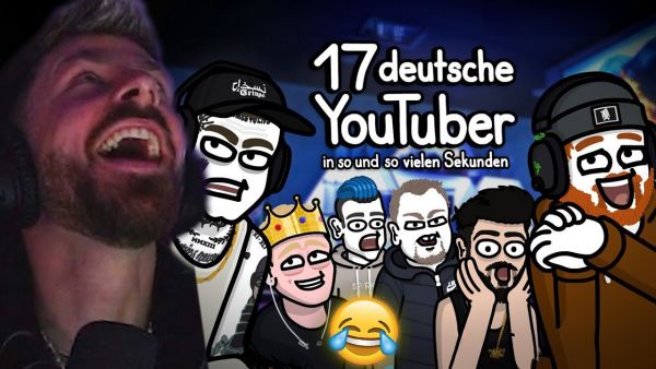 Rewi reagiert auf 17 YouTuber in so und so vielen Sekunden 😂