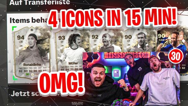 4x ICON in 15 min GEZOGEN 😱 Thunderstruck LIGHTNING ROUND ESKALIERT 💥 EA FC 24
