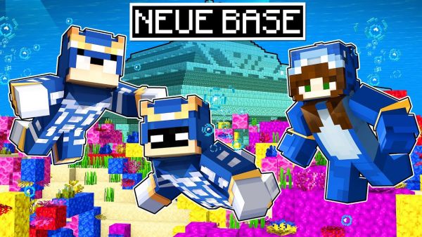 die XXL BASE wird FERTIG ?! Youtuber Insel Minecraft