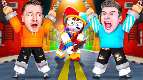 WER Bricht SCHNELLER Aus dem DIGITALEN ZIRKUS Aus! (Pomny's Prison) in Roblox